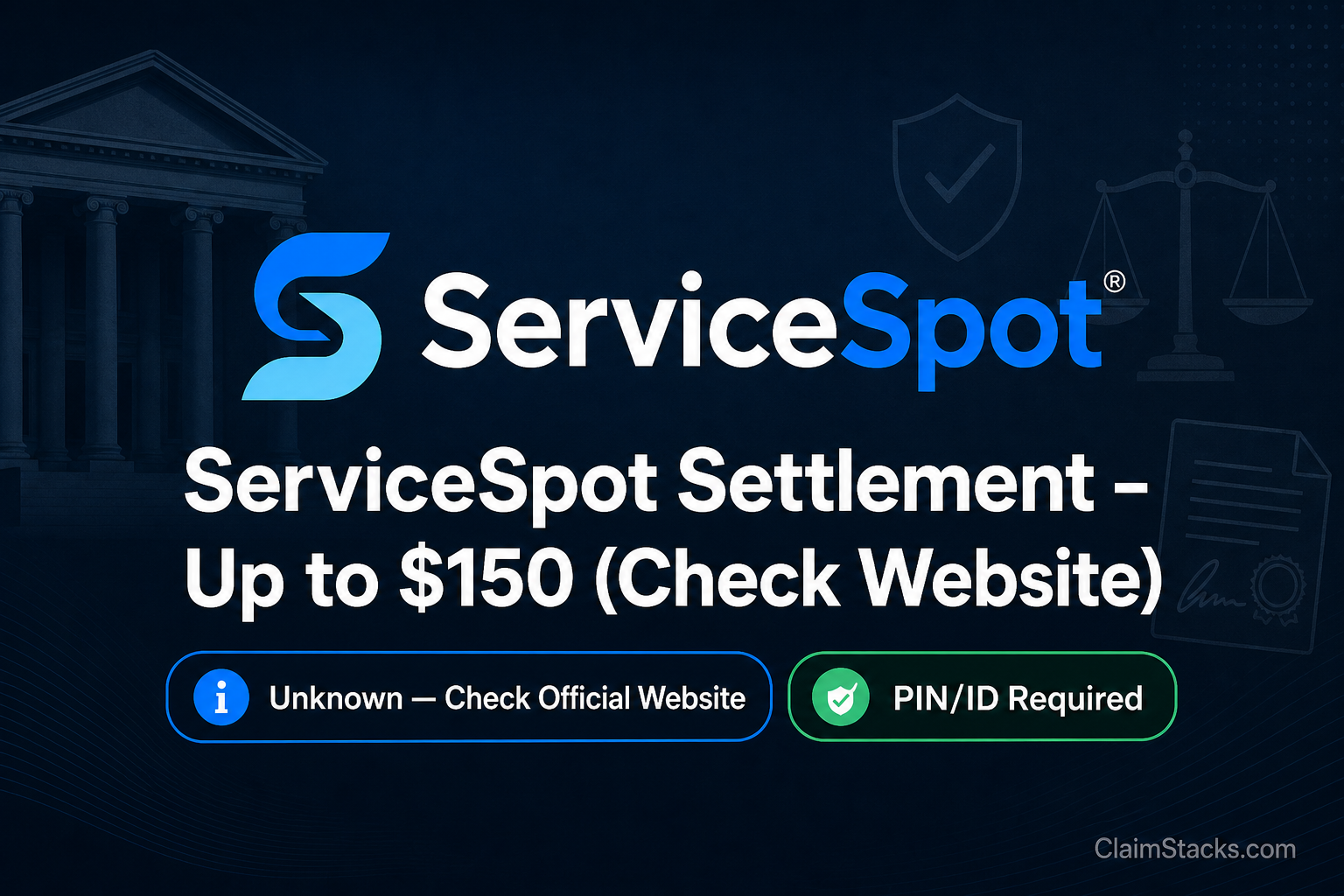 ServiceSpot Class Action Settlement – File Your Claim ServiceSpot class action settlement claim form — eligible consumers may receive cash compensation for covered claims
